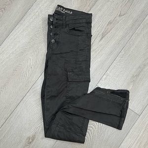 American Eagle Grey Cargo Skinny’s
